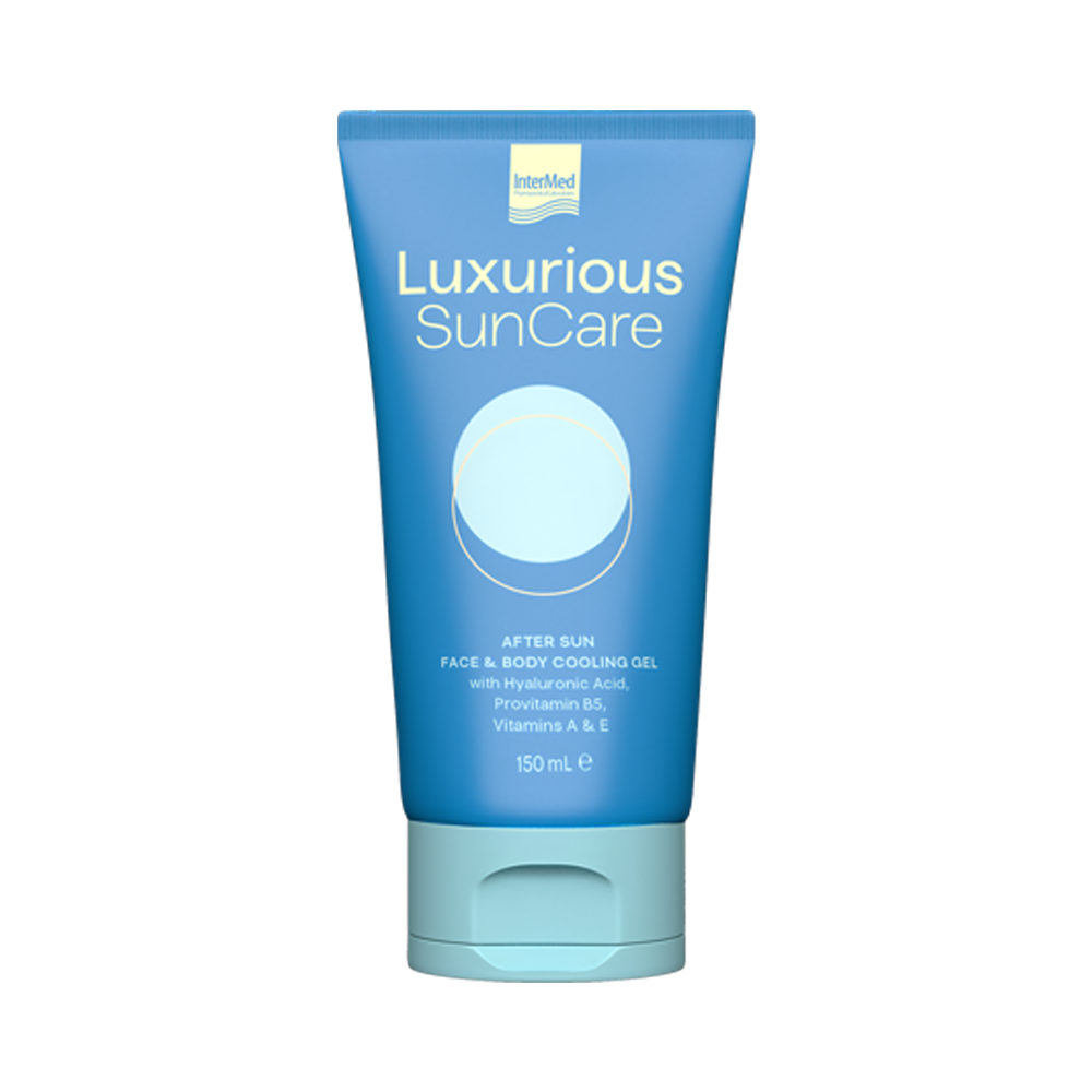 INTERMED - LUXURIOUS SUNCARE AFTER SUN Face & Body Cooling Gel with Hyaluronic Acid - 150ml